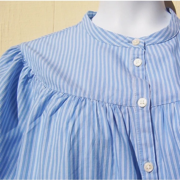 2X Old Navy Cotton Puff Sleeve Henley Top - Picture 2 of 9